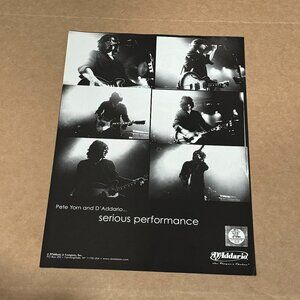 Pete Yorn - D'Addario - 2002 Print Advertisement